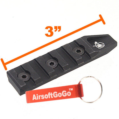 URX4 RAS レイル用ARMY FORCE 3"ピカティニーレール（黒）-AIRSOFT GOGO エアガン・サバゲー用品通販