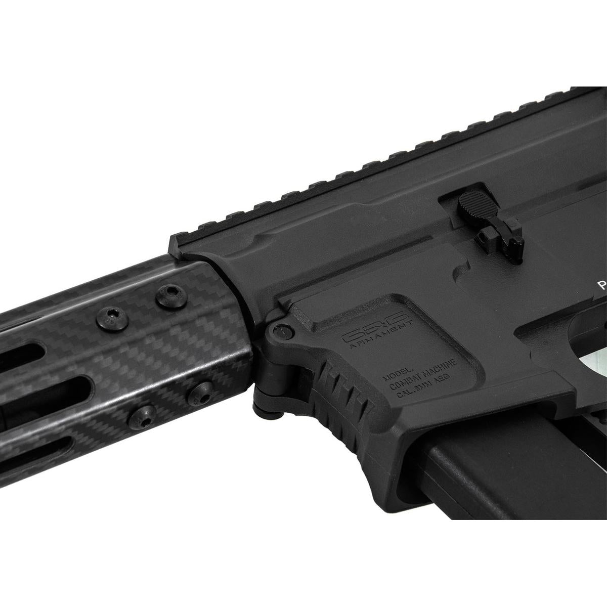 Vector Optics Vekt Defense VDCF-15カーボンファイバー 15インチスリムハンドガードレール G&G APR9専用-ブラック-AIRSOFT GOGO エアガン・サバゲー用品通販