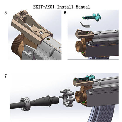 VFC/D-BOYS AKS74電動ガン用M4 コンバージョンキット-AIRSOFT GOGO エアガン・サバゲー用品通販