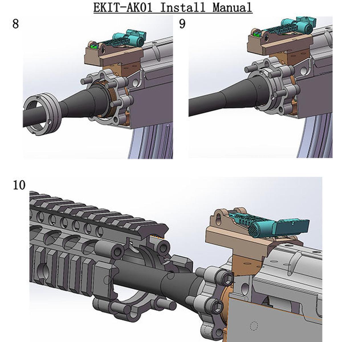 VFC/D-BOYS AKS74電動ガン用M4 コンバージョンキット-AIRSOFT GOGO エアガン・サバゲー用品通販
