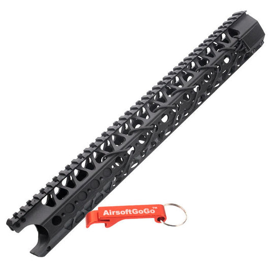 WA / WE / イノカツ（INOKATSU） M4ガスブローバック ライフル ・ Systema PTW M4電動ガン 用16.2 インチワイヤーカッターレールシステム （黒）-AIRSOFT GOGO エアガン・サバゲー用品通販