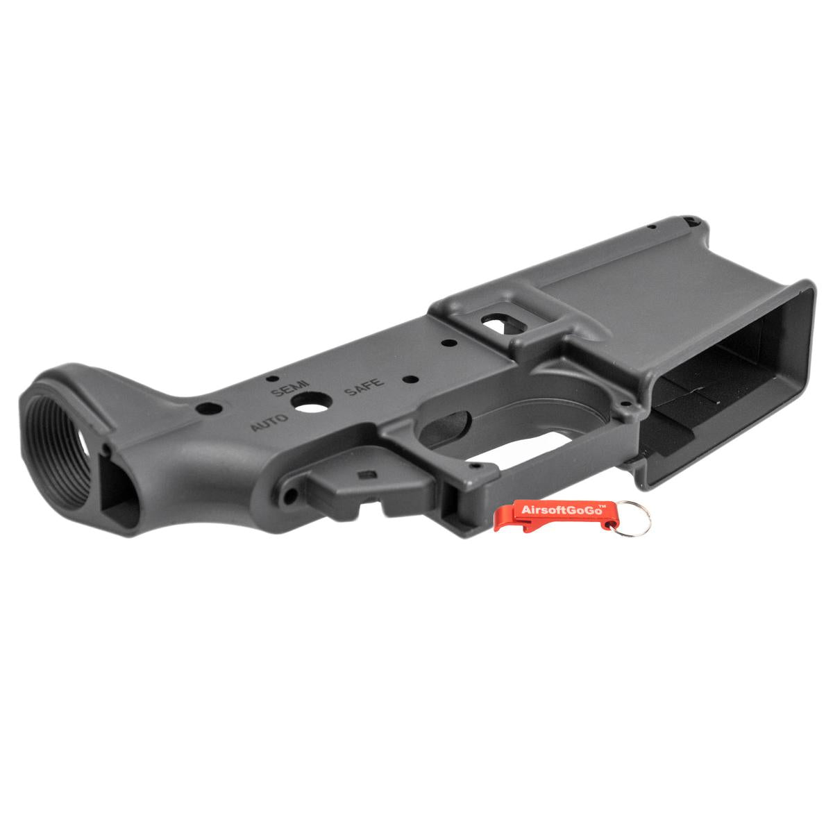 WAガスブローバックのM4用ロアフレーム (ブラック)-AIRSOFT GOGO エアガン・サバゲー用品通販