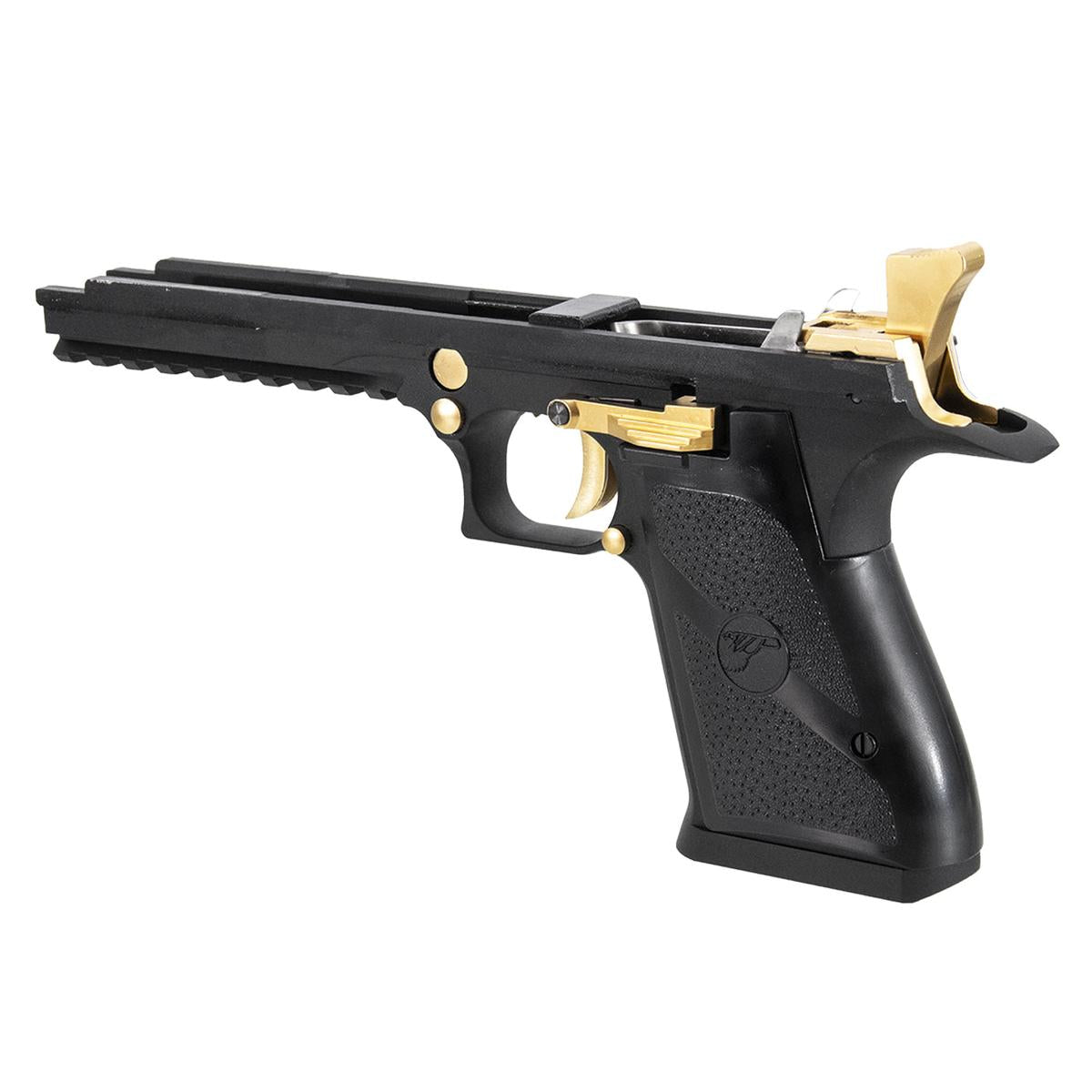 WE DE グリップ（ブラック/ ゴールド）-AIRSOFT GOGO エアガン・サバゲー用品通販