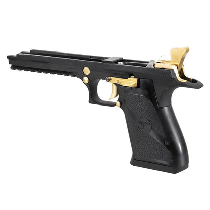 WE DE グリップ（ブラック/ ゴールド）-AIRSOFT GOGO エアガン・サバゲー用品通販