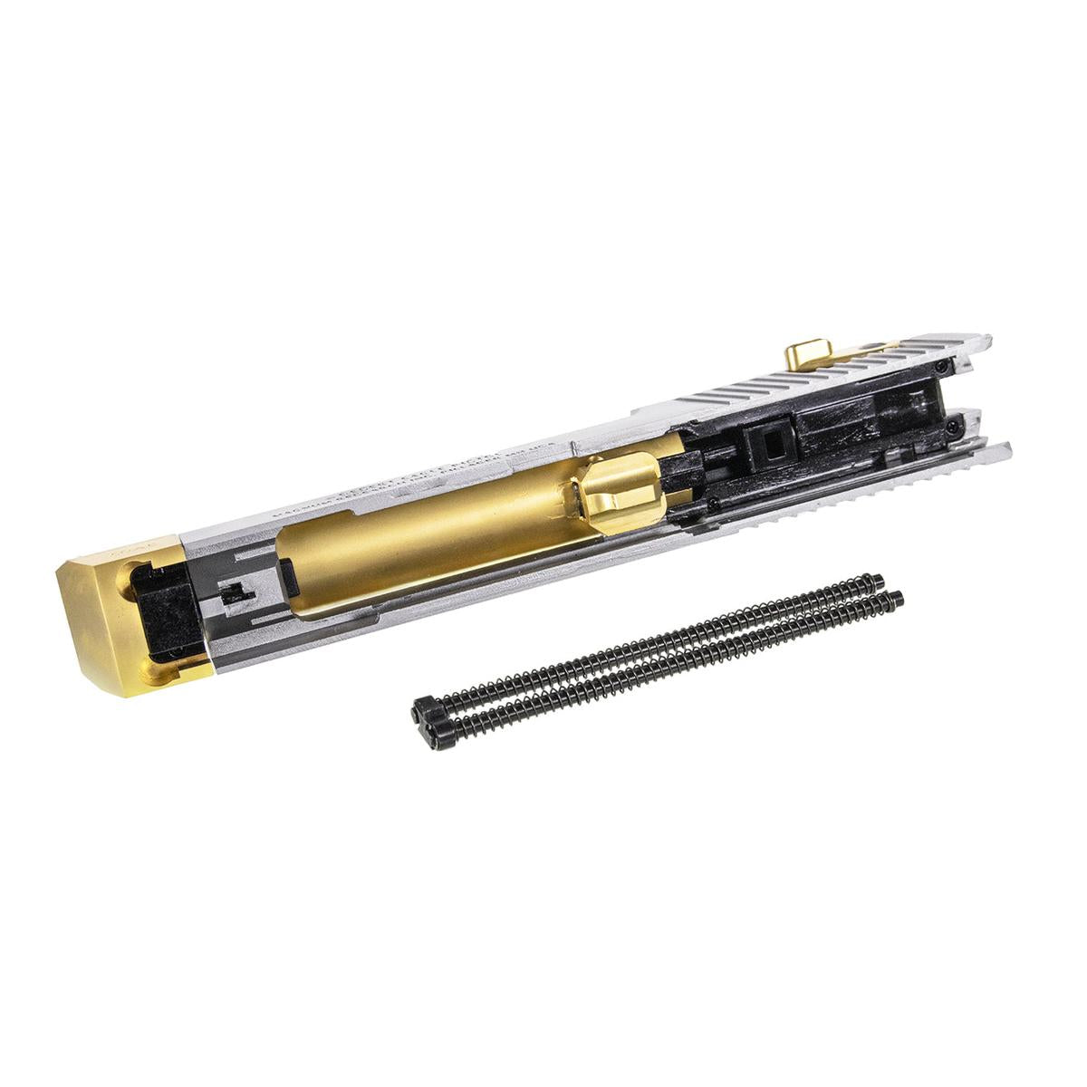 WE DE スライドセット（シルバー/ ゴールド）-AIRSOFT GOGO エアガン・サバゲー用品通販