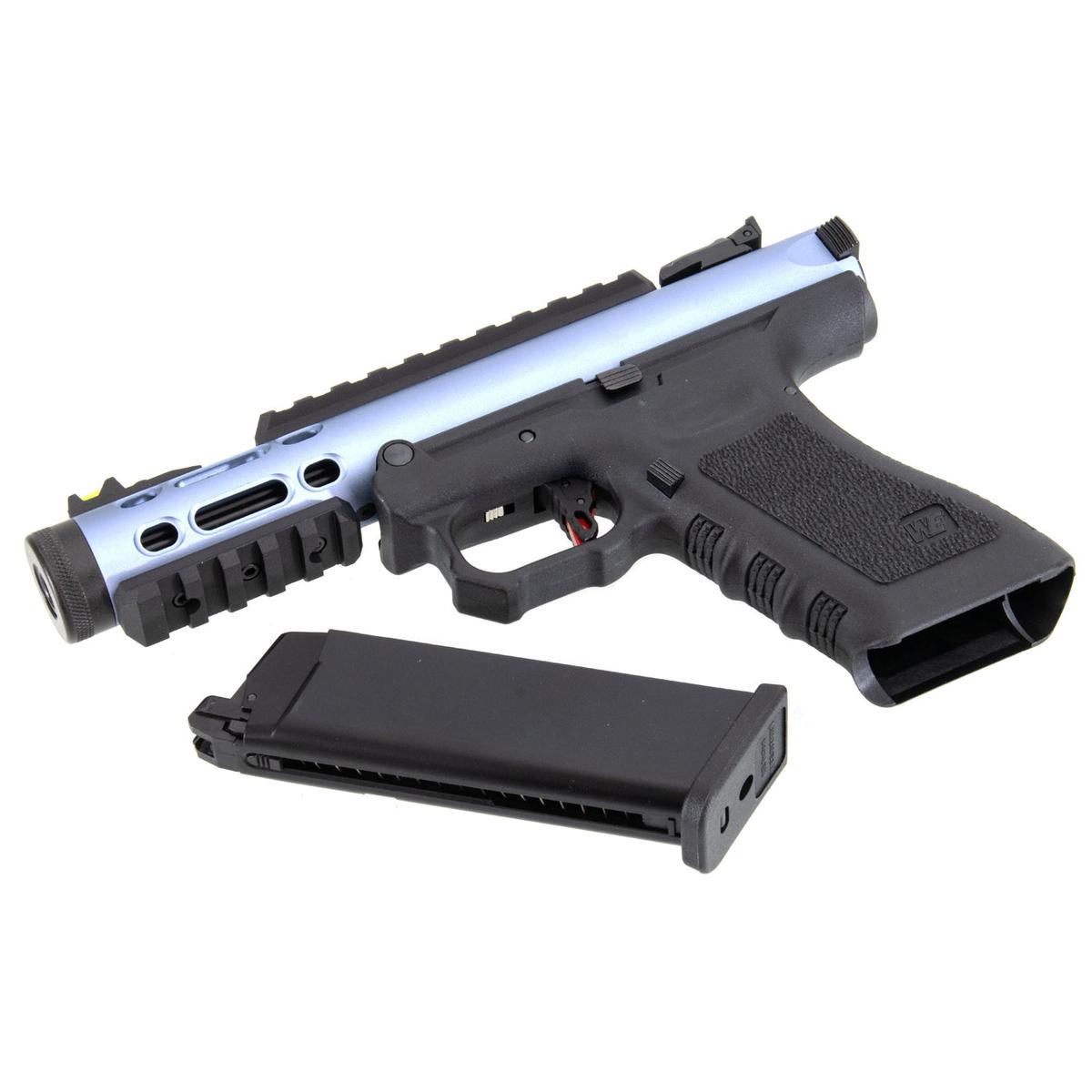 WE G モデル ギャラクシー GBB（ブルー）-AIRSOFT GOGO エアガン・サバゲー用品通販