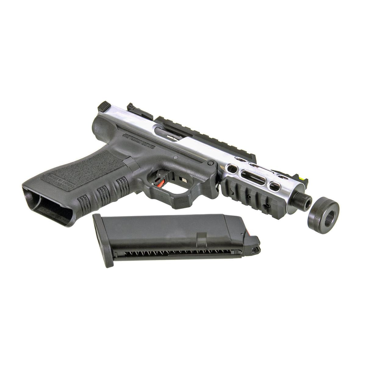 WE G モデル ギャラクシー GBB（シルバー）-AIRSOFT GOGO エアガン・サバゲー用品通販