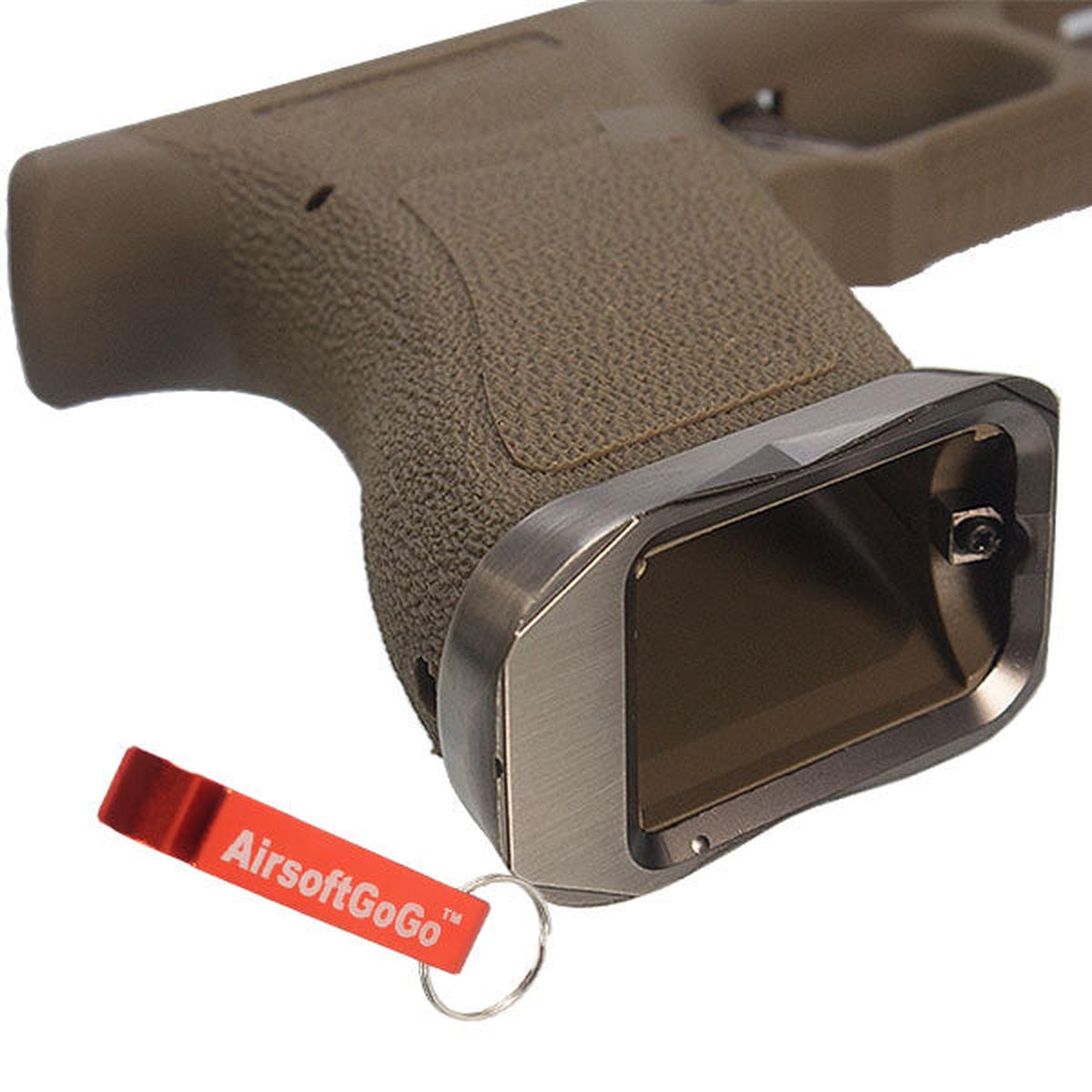 WE G17 G18C G34 G35 ガスブローバック用カスタム IPSCポリマーボディ （ダークアース）-AIRSOFT GOGO エアガン・サバゲー用品通販