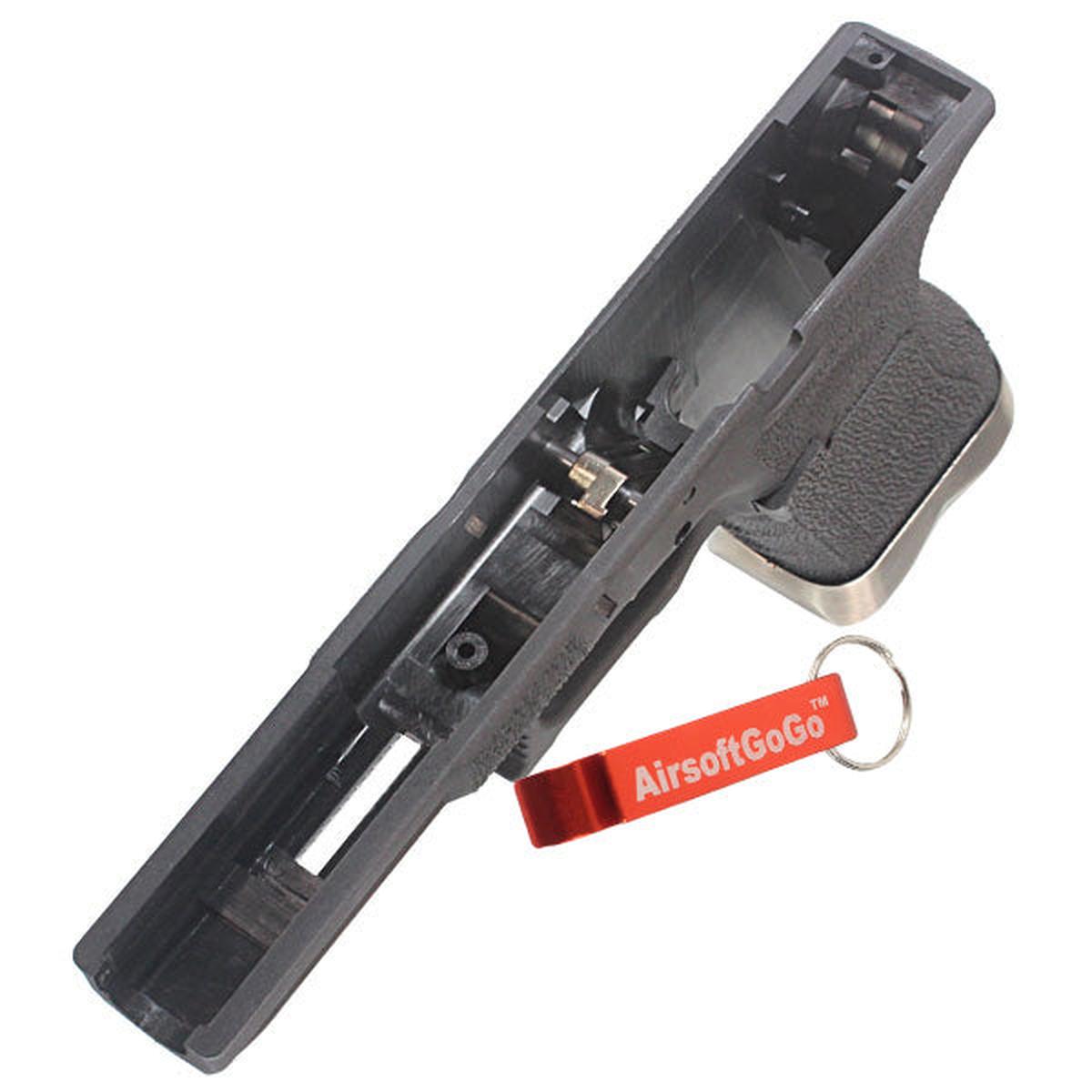 WE G17 G18C G34 G35ガスブローバック用カスタム IPSCポリマーボディ （黒）-AIRSOFT GOGO エアガン・サバゲー用品通販