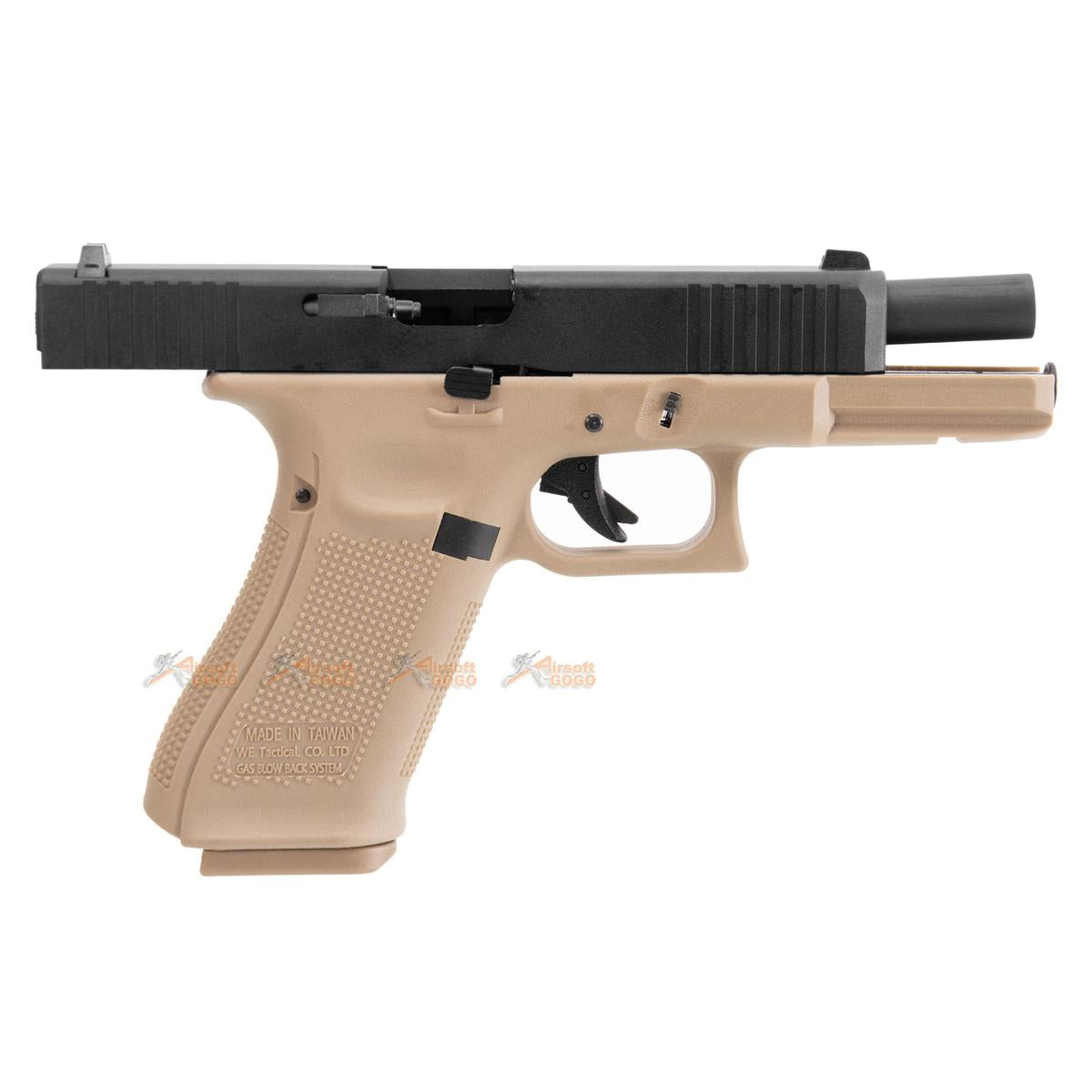 WE G17F GEN5 ガス ブローバック ( ブラックカラー / タンカラー )-AIRSOFT GOGO エアガン・サバゲー用品通販