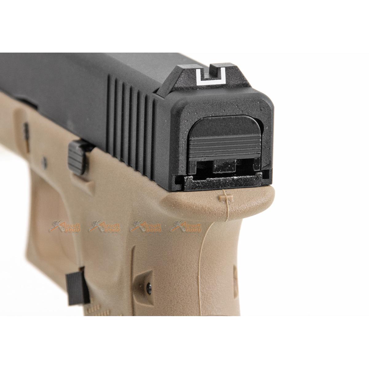 WE G17F GEN5 ガス ブローバック ( ブラックカラー / タンカラー )-AIRSOFT GOGO エアガン・サバゲー用品通販