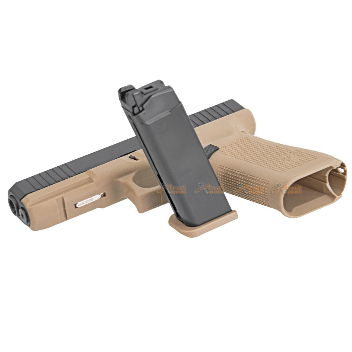 WE G17F GEN5 ガス ブローバック ( ブラックカラー / タンカラー )-AIRSOFT GOGO エアガン・サバゲー用品通販