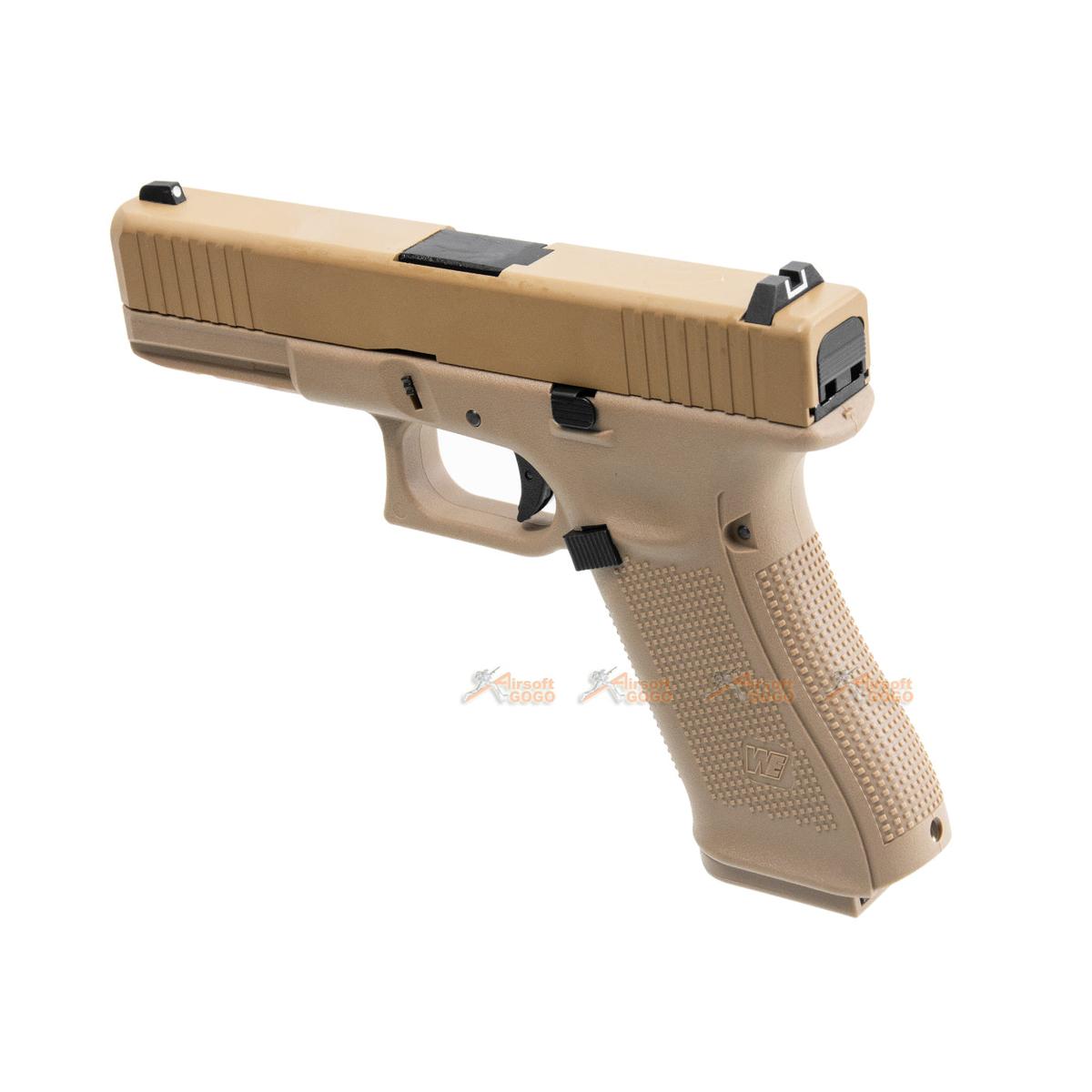 WE G17F GEN5 ガス ブローバック (タンカラー )-AIRSOFT GOGO エアガン・サバゲー用品通販