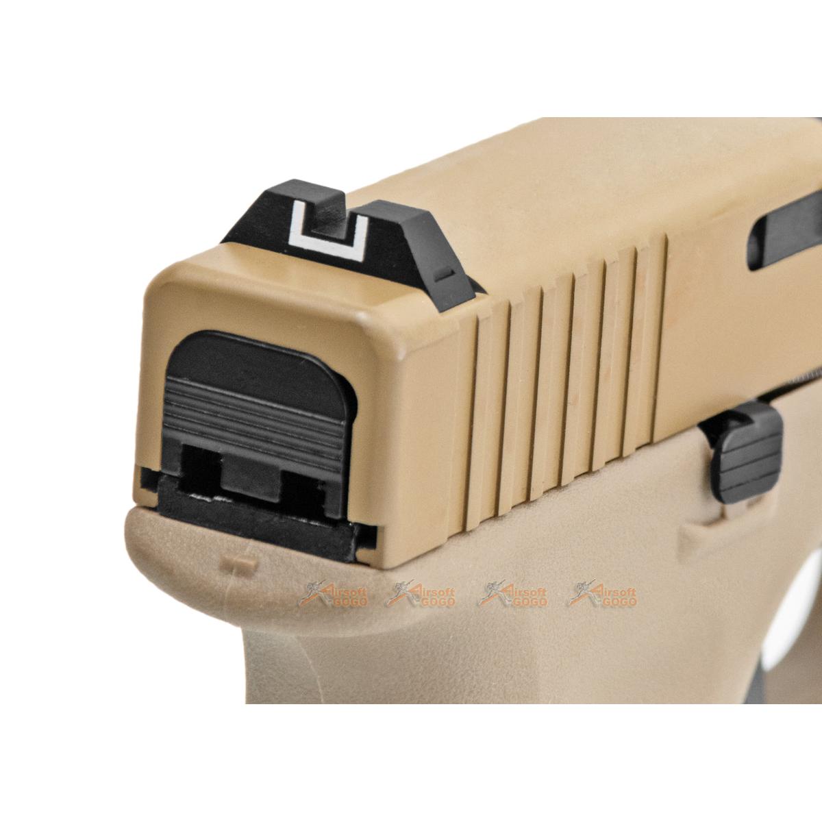 WE G17F GEN5 ガス ブローバック (タンカラー )-AIRSOFT GOGO エアガン・サバゲー用品通販