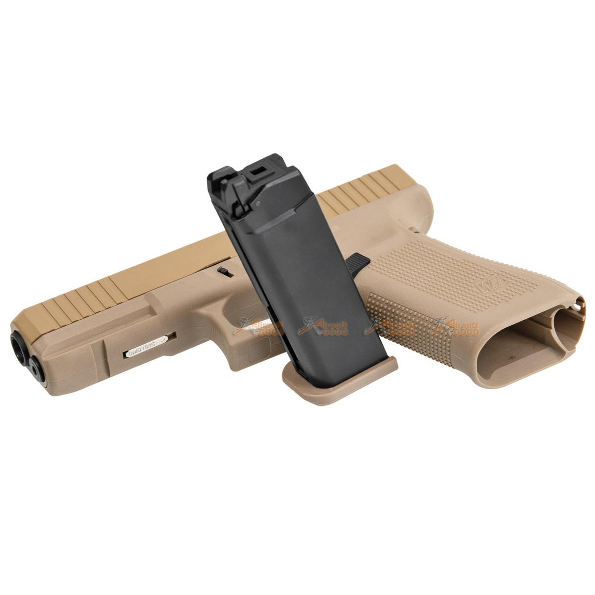 WE G17F GEN5 ガス ブローバック (タンカラー )-AIRSOFT GOGO エアガン・サバゲー用品通販