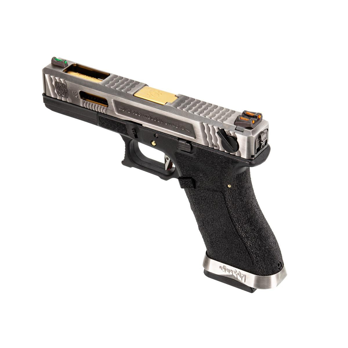 WE G18C T3モデル ガスブローバック (色：黒/ 銀/ 金 )-AIRSOFT GOGO エアガン・サバゲー用品通販