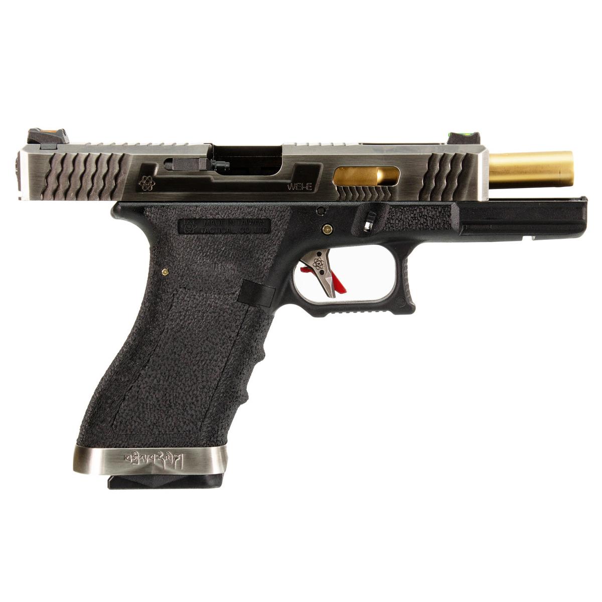 WE G18C T3モデル ガスブローバック (色：黒/ 銀/ 金 )-AIRSOFT GOGO エアガン・サバゲー用品通販