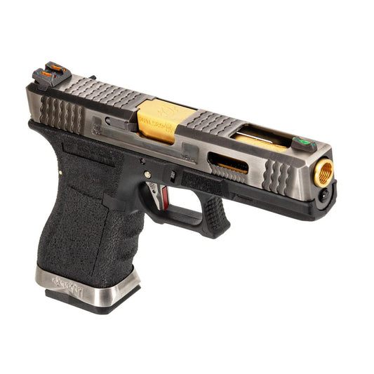 WE G18C T3モデル ガスブローバック (色：黒/ 銀/ 金 )-AIRSOFT GOGO エアガン・サバゲー用品通販