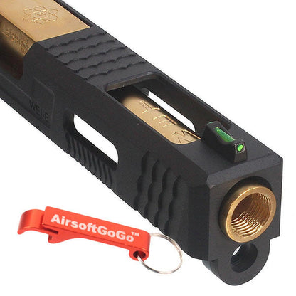 WE G18Cガスブローバック用Archives社製WEI-E カスタムスライドSタイプ （金）-AIRSOFT GOGO エアガン・サバゲー用品通販