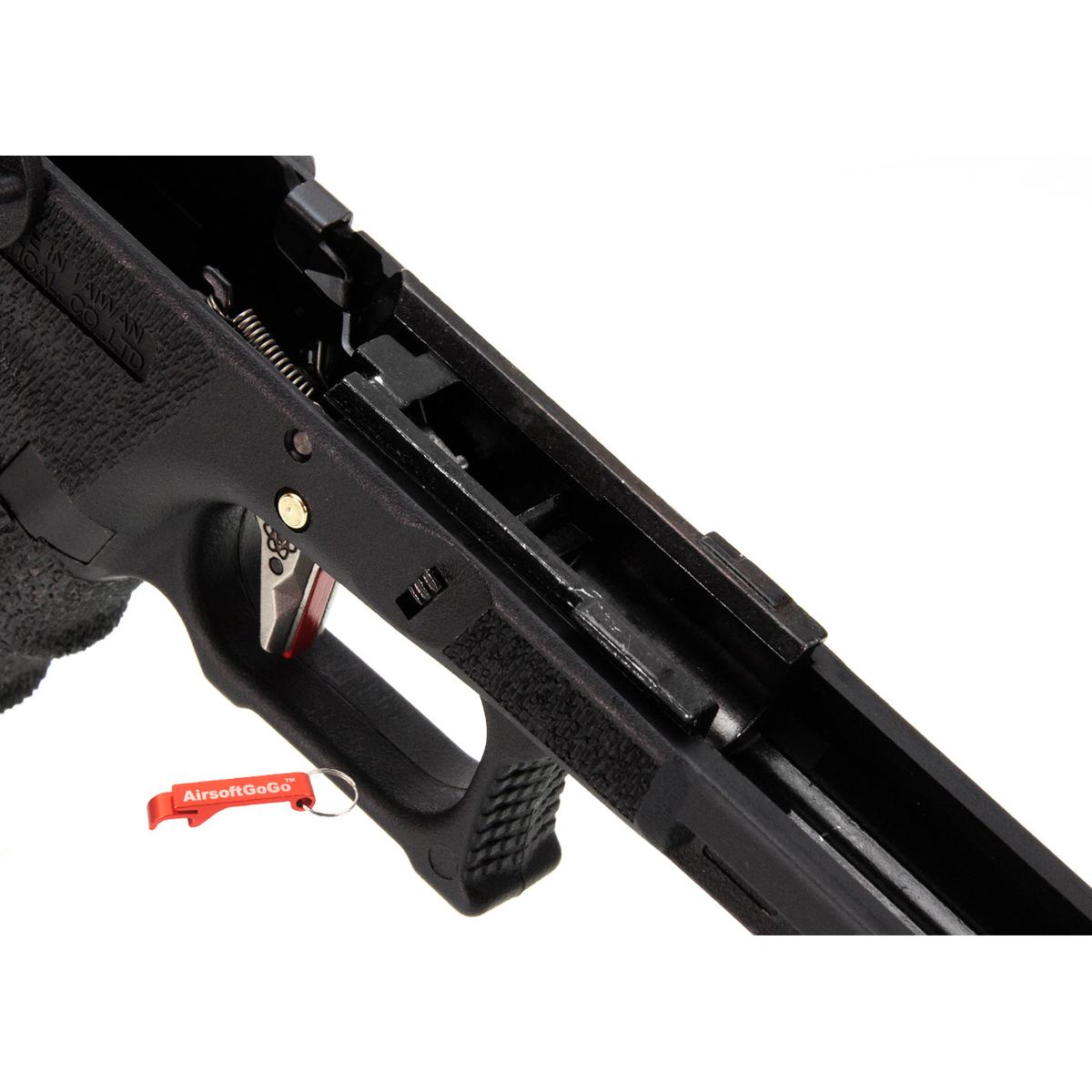 WE ガスブローバックG34用 ロアフレーム グリップフレーム ( ブラック)-AIRSOFT GOGO エアガン・サバゲー用品通販