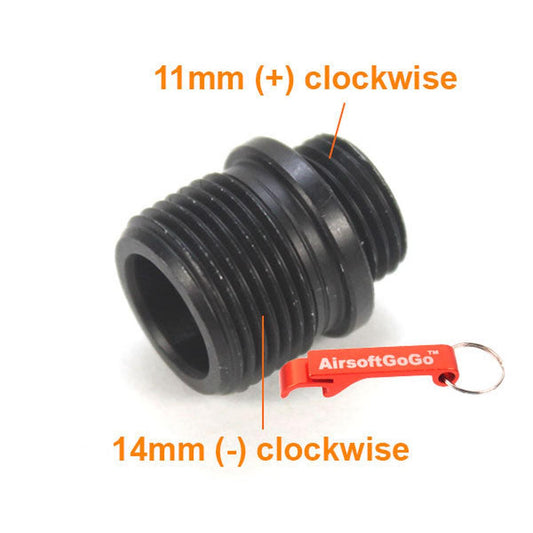 WE ガスブローバックピストル用WE-Tech 11-14mmサイレンサーアダプター-AIRSOFT GOGO エアガン・サバゲー用品通販