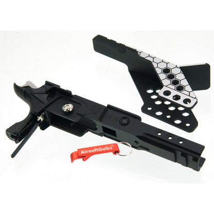 WE ハイキャパ 5.1 / 4.3 ARMORER WORKS スコープマウント & フレーム (ブラック)-AIRSOFT GOGO エアガン・サバゲー用品通販