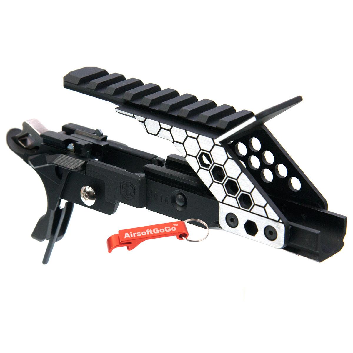 WE ハイキャパ 5.1 / 4.3 ARMORER WORKS スコープマウント & フレーム (ブラック)-AIRSOFT GOGO エアガン・サバゲー用品通販