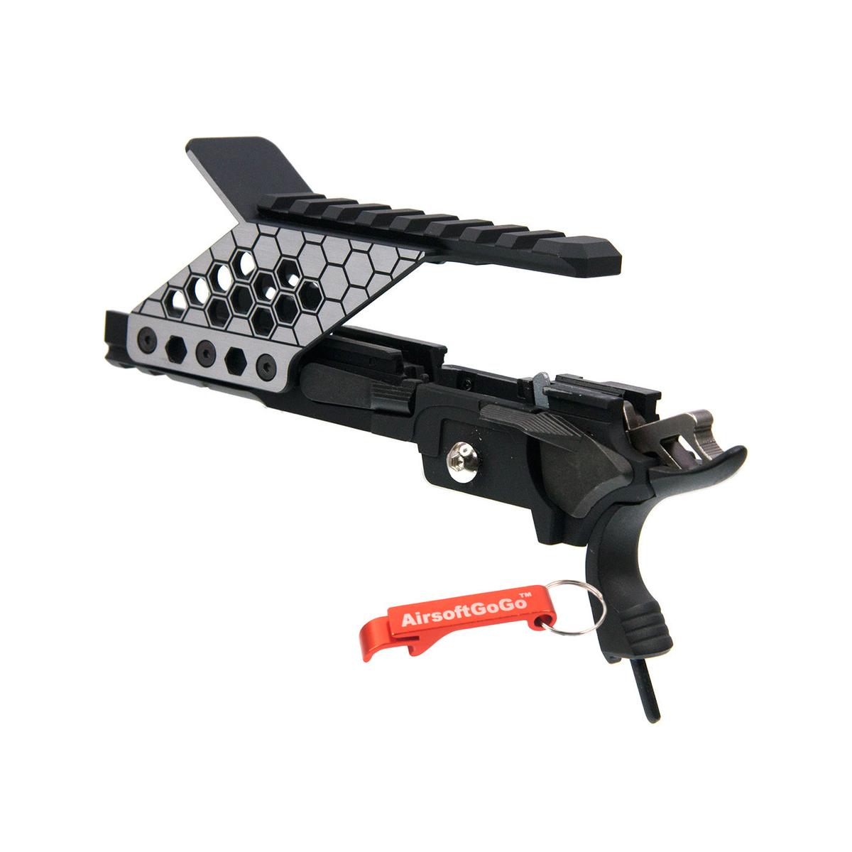 WE ハイキャパ 5.1 / 4.3 ARMORER WORKS スコープマウント & フレーム (ブラック)-AIRSOFT GOGO エアガン・サバゲー用品通販