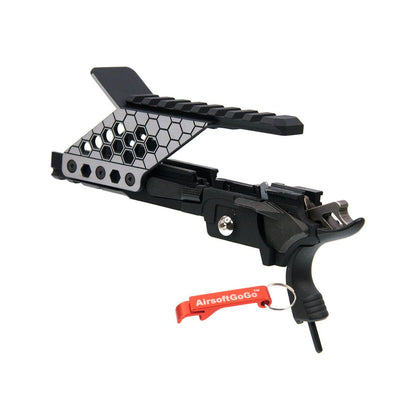 WE ハイキャパ 5.1 / 4.3 ARMORER WORKS スコープマウント & フレーム (ブラック)-AIRSOFT GOGO エアガン・サバゲー用品通販