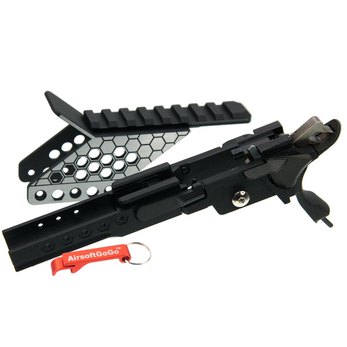 WE ハイキャパ 5.1 / 4.3 ARMORER WORKS スコープマウント & フレーム (ブラック)-AIRSOFT GOGO エアガン・サバゲー用品通販