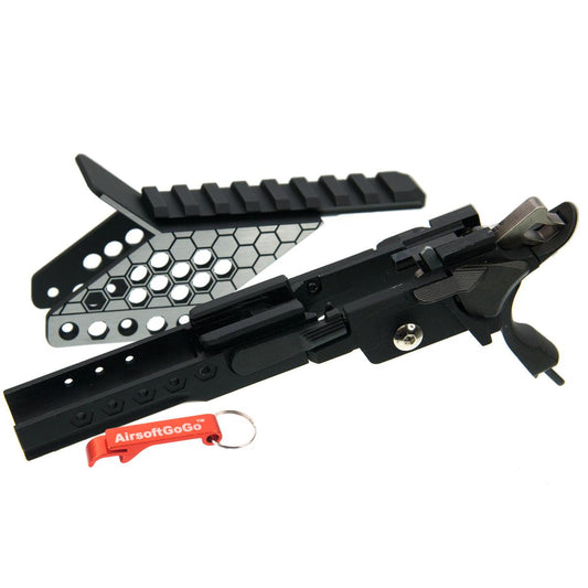 WE ハイキャパ 5.1 / 4.3 ARMORER WORKS スコープマウント & フレーム (ブラック)-AIRSOFT GOGO エアガン・サバゲー用品通販