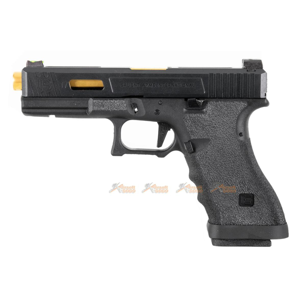 WE HK SAI スタイル モデル G17 GBB（ブラック）-AIRSOFT GOGO エアガン・サバゲー用品通販