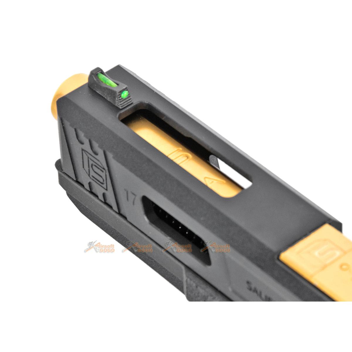 WE HK SAI スタイル モデル G17 GBB（ブラック）-AIRSOFT GOGO エアガン・サバゲー用品通販