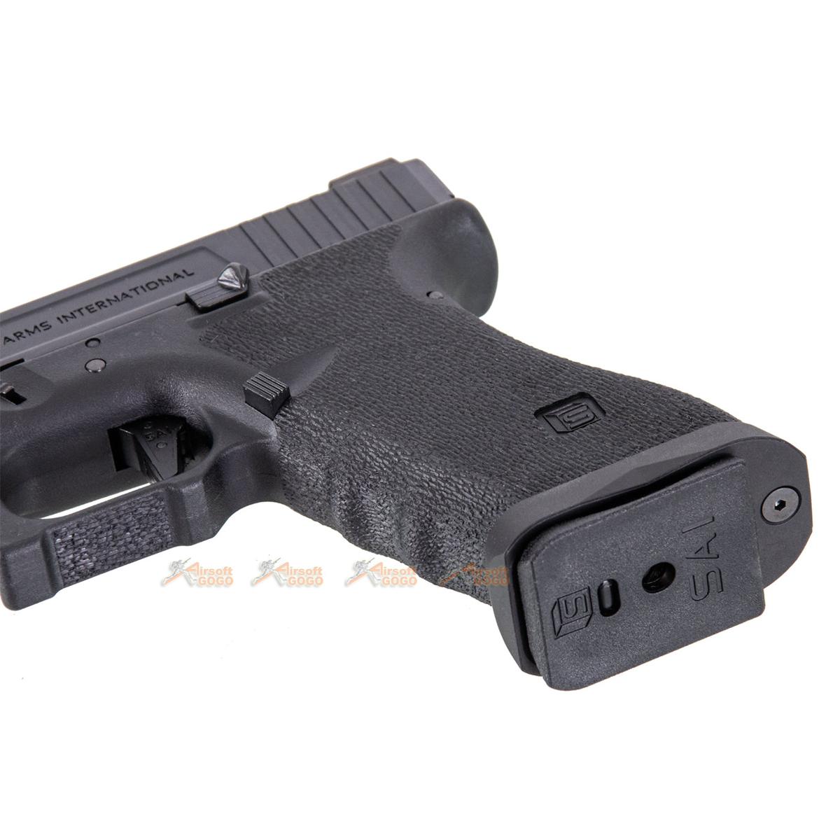 WE HK SAI スタイル モデル G17 GBB（ブラック）-AIRSOFT GOGO エアガン・サバゲー用品通販