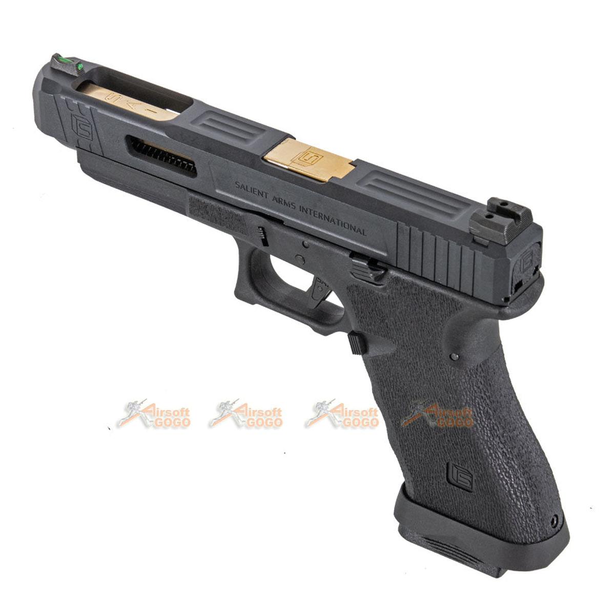 WE HK SAI スタイル モデル G34 GBB（ブラック）-AIRSOFT GOGO エアガン・サバゲー用品通販