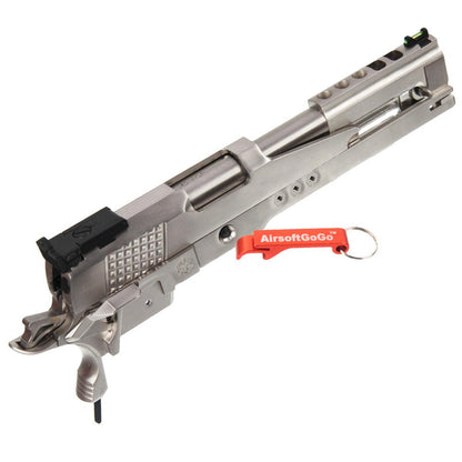 WE / マルイ ハイキャパ5.1・4.3 GBB ガスブローバック用ARMORER WORKS IPSC スライドセット 銀色-AIRSOFT GOGO エアガン・サバゲー用品通販