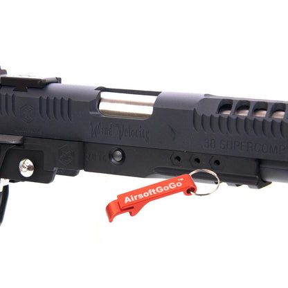 WE / マルイ ハイキャパ5.1・4.3 GBB ガスブローバック用ARMORER WORKS IPSC スライドセット ブラック-AIRSOFT GOGO エアガン・サバゲー用品通販
