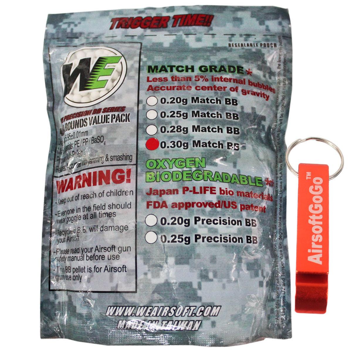WE Precision 0.30g マッチ・グレード BB弾・4000発-AIRSOFT GOGO エアガン・サバゲー用品通販