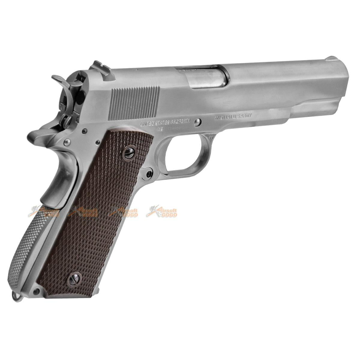 WE サイバーガン コルト1911 ガス ブローバック ( シルバー