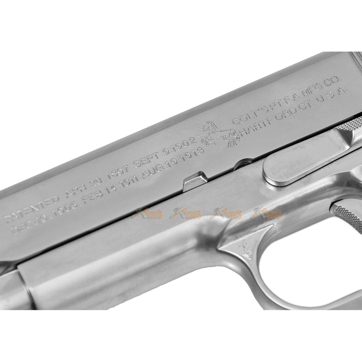 WE サイバーガン コルト1911 ガス ブローバック ( シルバー