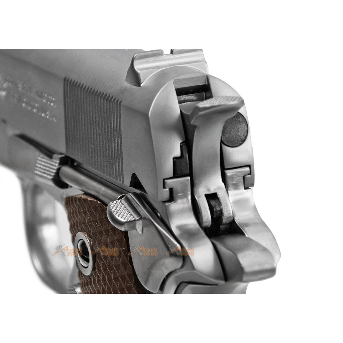 WE サイバーガン コルト1911 ガス ブローバック ( シルバー