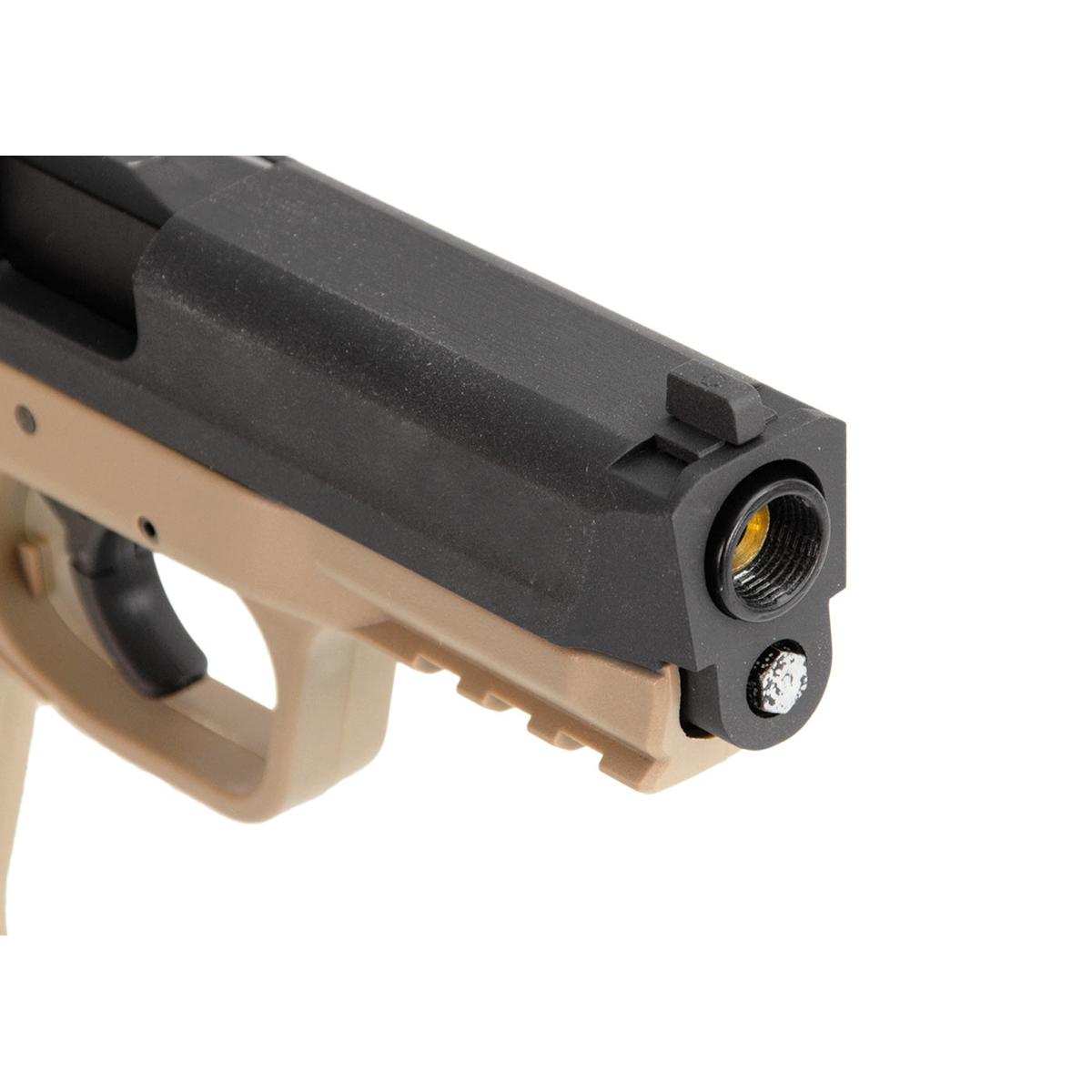 We-Tech M&P9 XW40モデル ガスブローバック ブラック, ダークアース色