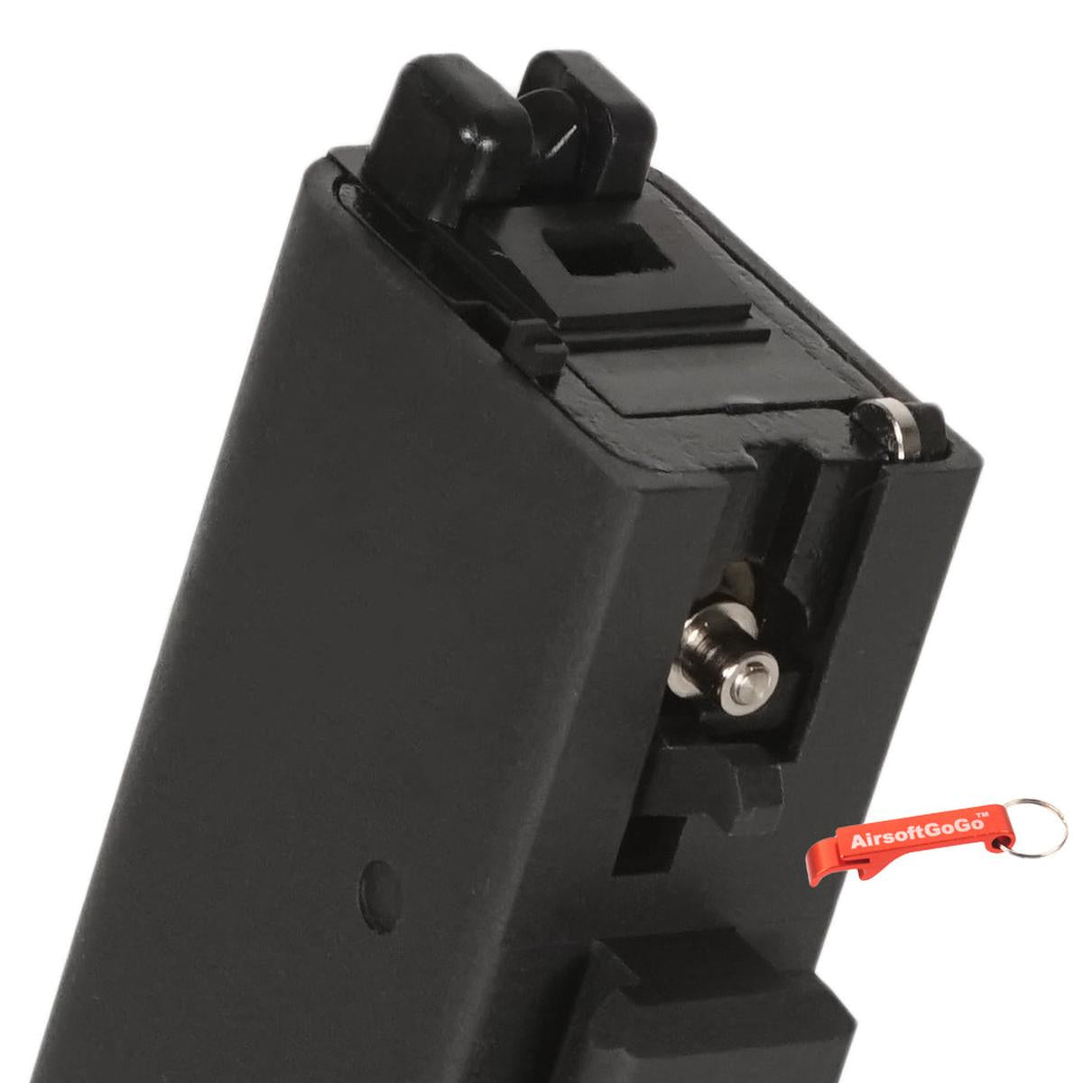 WE トンプソン M1A1ガスブローバック用 メタル 30連ガスマガジン (ブラック)-AIRSOFT GOGO エアガン・サバゲー用品通販