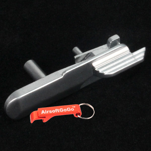 WE, Socom Gear WE Metal M9 Slide Stopper for M9 M9A1 M92 M92F Gas Blowback Gun (Silver)