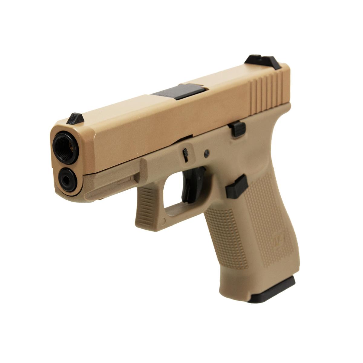 WE GLOCKグロック G19X Gen5金属製 エアガン WEのガスブローバックハンドガンのグロック19X GEN5 TANカラー 無刻印