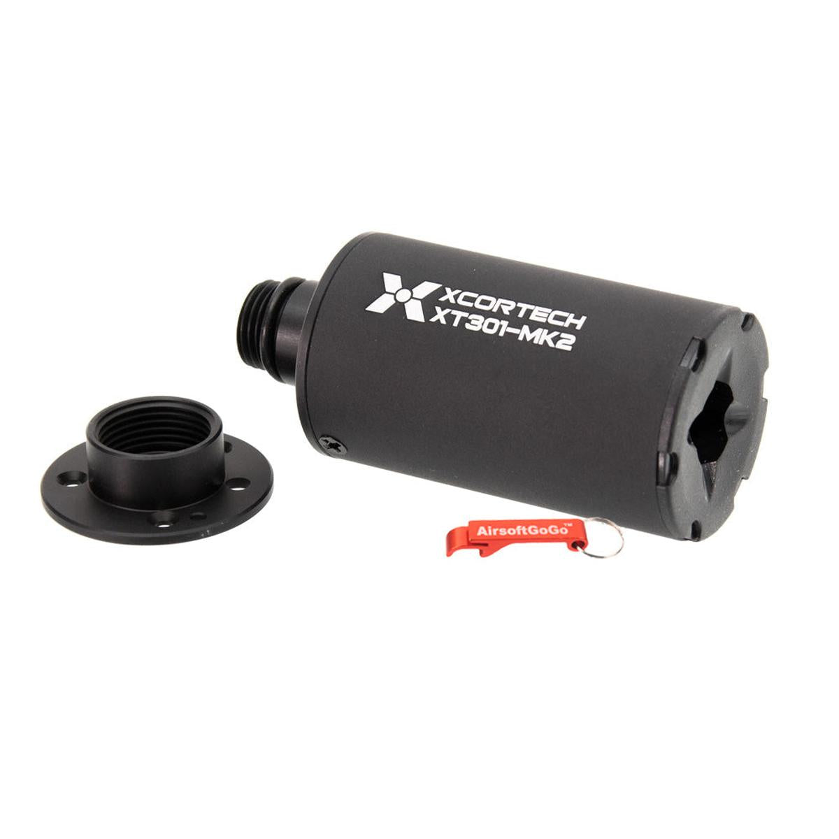 XCORTECH XT301 MKII ウルトラコンパクト UVトレーサー (11mm CW / 14mm CCW)(ブラック)-AIRSOFT GOGO エアガン・サバゲー用品通販